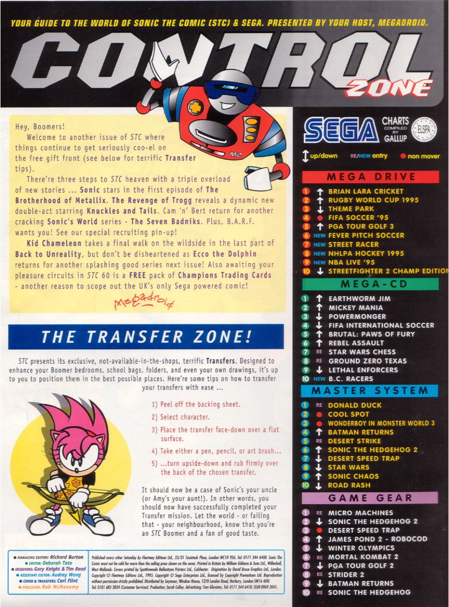 Sonic - The Comic Issue No. 059 Page 1